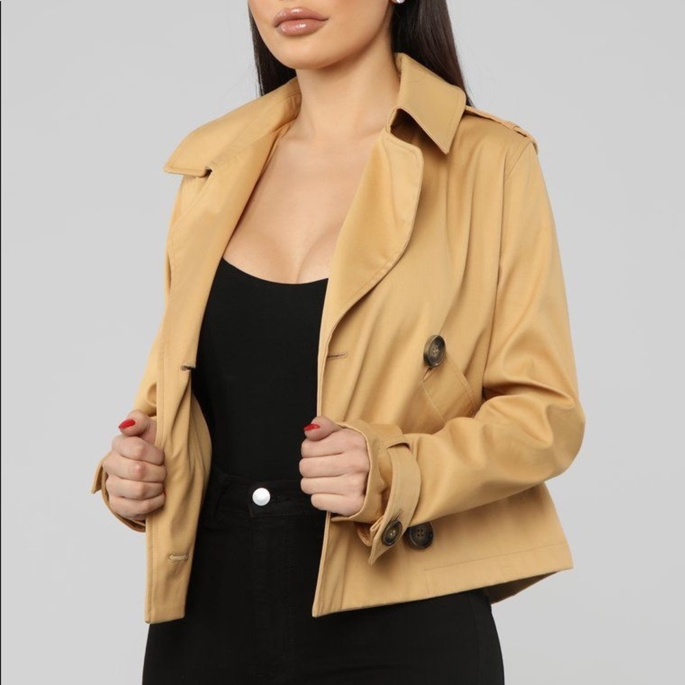 Double Breasted Coat Jacket - Small